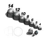 مهره سر بسته استیل - تصویر 3